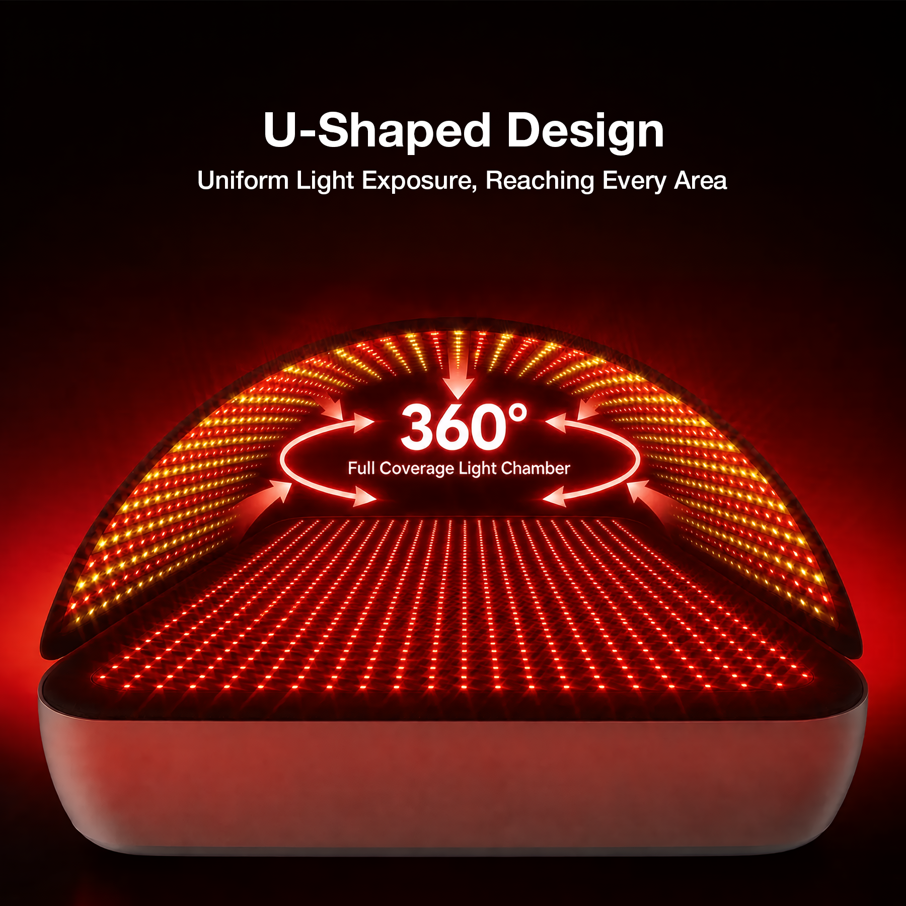 JOVS Air-Cushion Full-Spectrum Red Light Therapy Mat