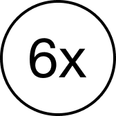 Laser Technology — 6x <br>More Powerful than LED